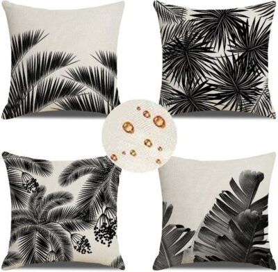 BLACK AND WHITE PILLOWS 