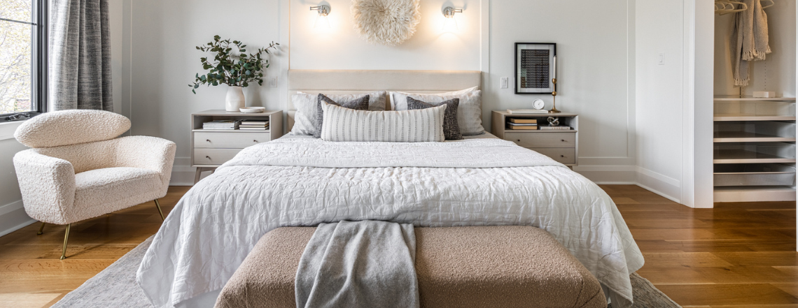 Room with luxury flooring